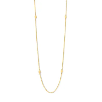 Obsession Halskette 70/80 cm - Silber vergoldet